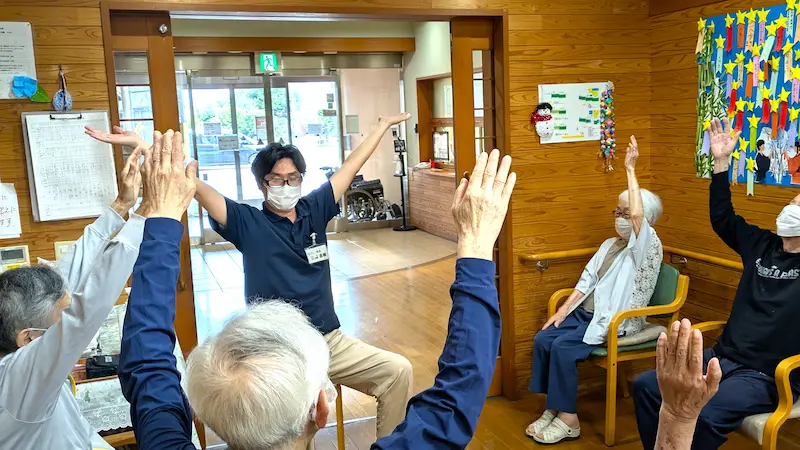 機能訓練指導員の様子